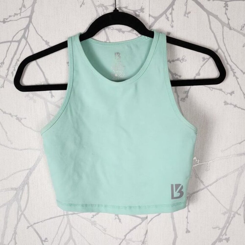BuffBunny Mint Green Cropped Tank Top